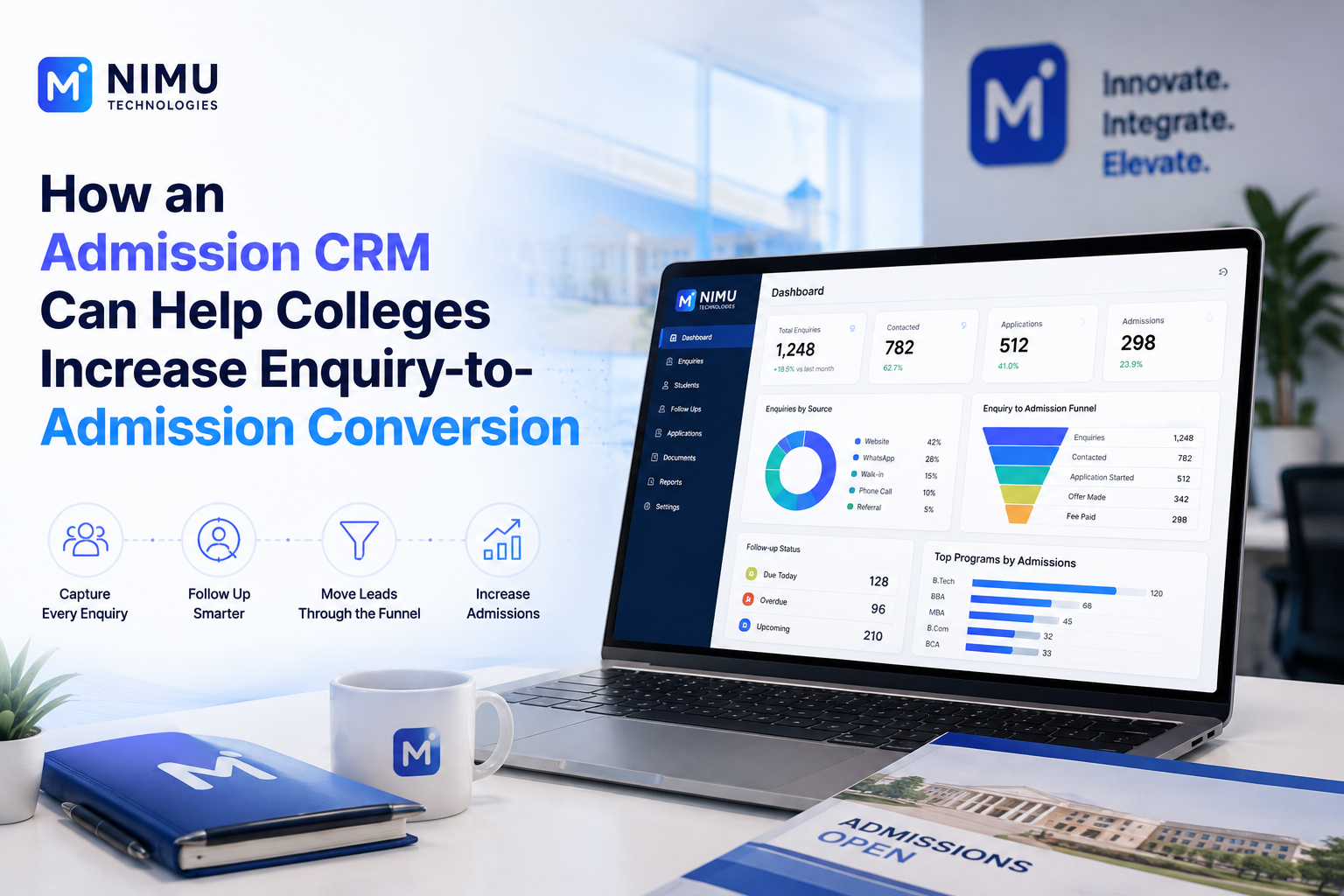 How an Admission CRM Can Help Colleges Increase Enquiry-to-Admission Conversion